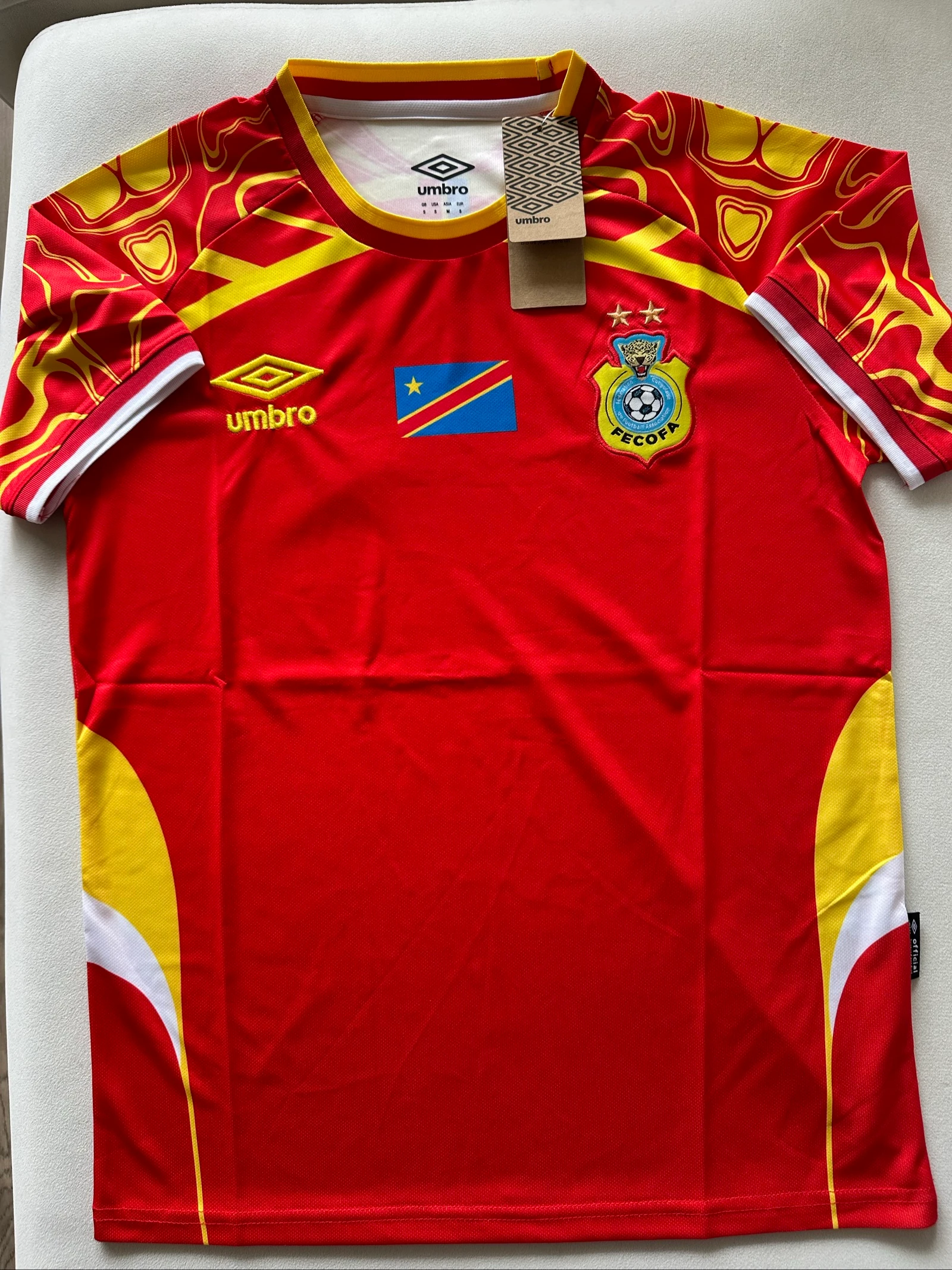 Rode voetbalkleding van Congo-Kinshasa 2026 – photo 3